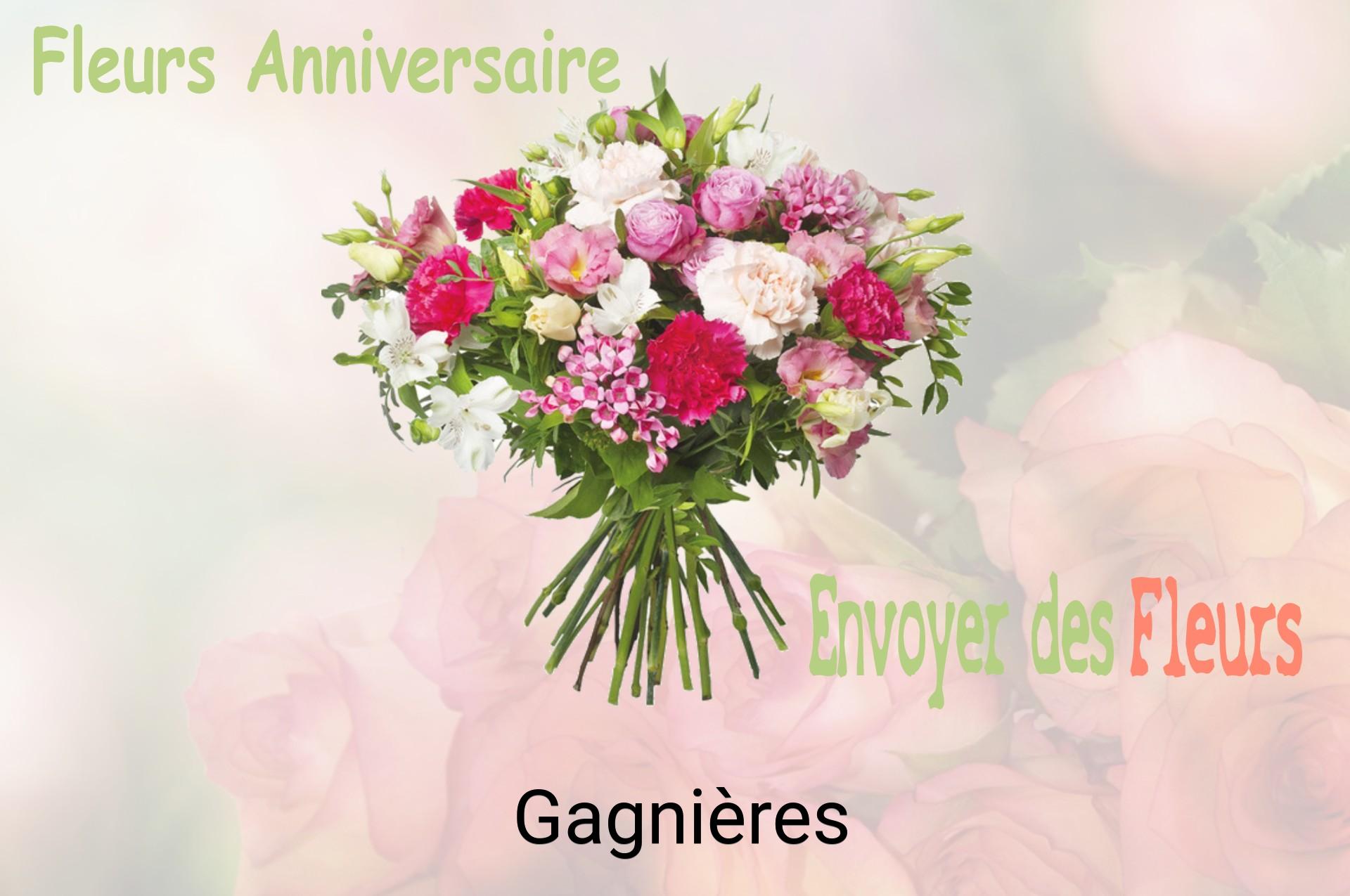 Bouquet de fleurs d’anniversaire livré à Gagnières